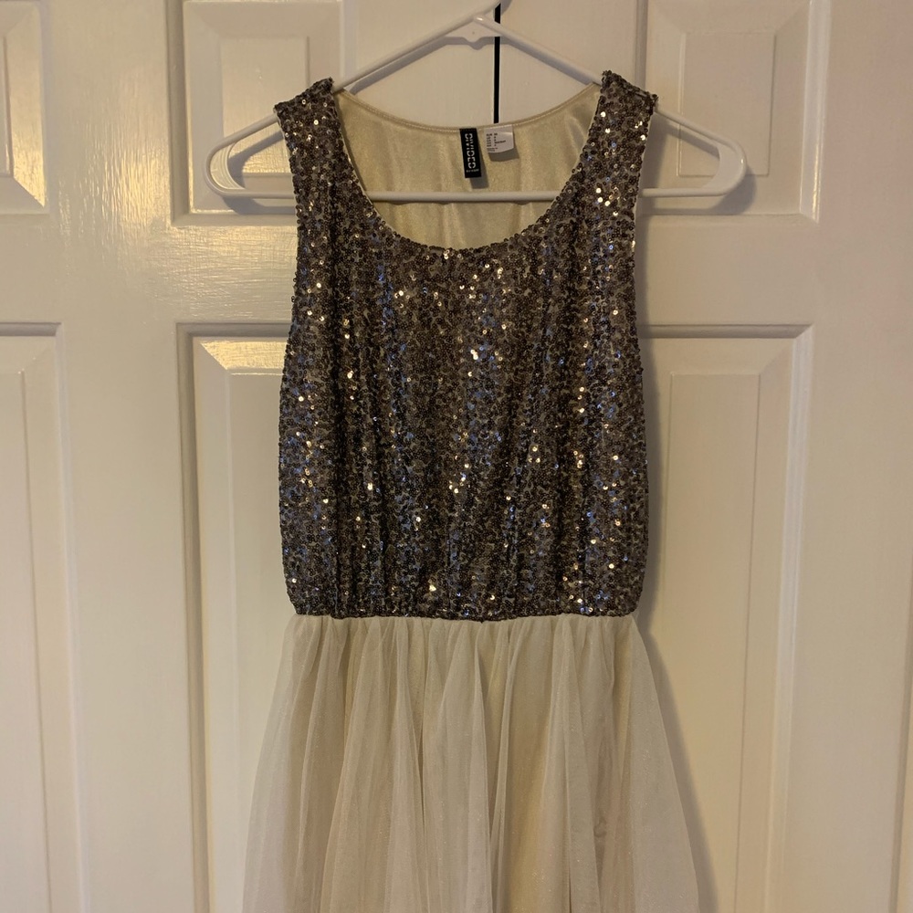 H&M Sequin and Tulle Evening Dress